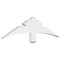 Ekena Millwork Alberta Architectural Grade PVC Gable Bracket, 48"W x 12"H x 2"D x 4"F, 6/12 Pitch GBP048X12X0204ALB00 - alternate 1